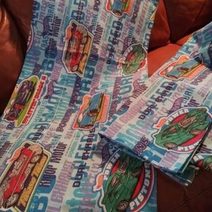 Hot Wheels Car (Blue Window Valences, Curtains/pair)
